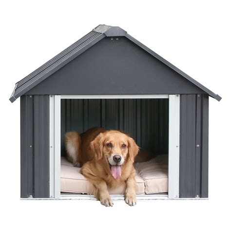 metal dog house|heavy duty insulated dog houses.